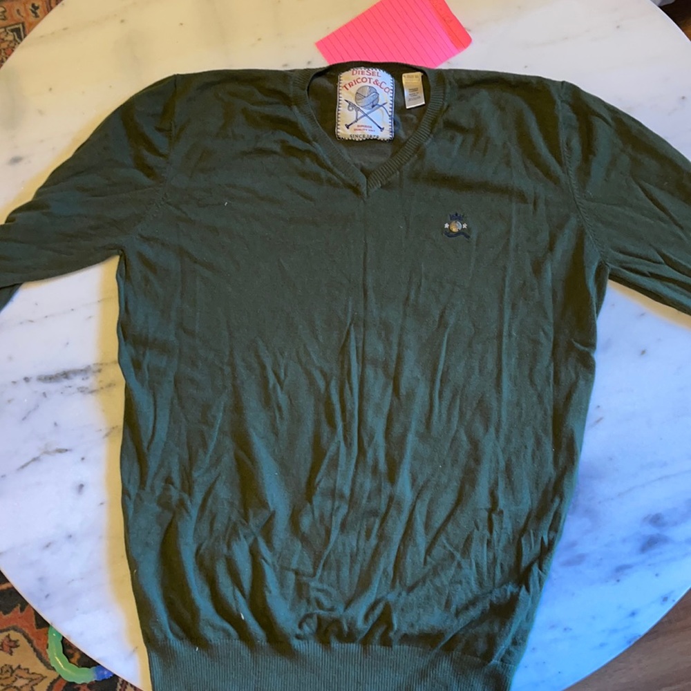 Diesel v neck sweater xl
